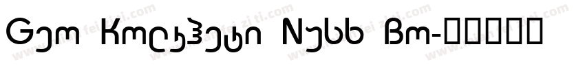 Geo Kolkheti Nusx Bo字体转换